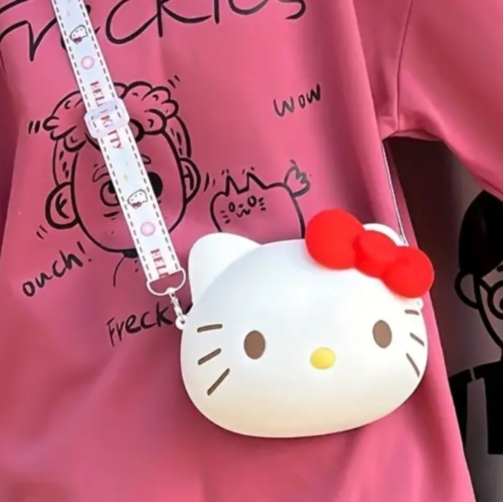 Hello Kitty Silicone Small Purse - Picture 2 of 3
